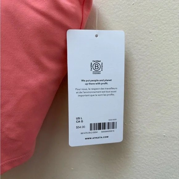 Athleta elation v-neck crop D-DD - Picture 3 of 11